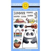 image of Sunny Studio Stamps - Clear Photopolymer Stamps - Big Panda