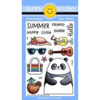 Sunny Studio Stamps - Clear Photopolymer Stamps - Big Panda