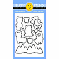 Sunny Studio Stamps - Christmas - Sunny Snippets - Dies - Alpaca Holiday