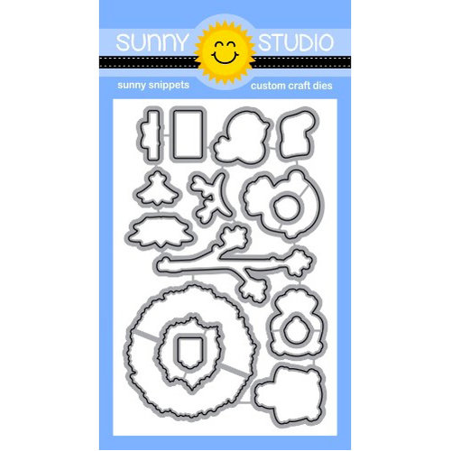 Sunny Studio Stamps - Christmas - Sunny Snippets - Dies - Happy Owlidays