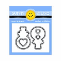 Sunny Studio Stamps - Christmas - Sunny Snippets - Dies - Eskimo Kisses