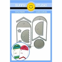 Sunny Studio Stamps - Christmas - Sunny Snippets - Dies - Build-A-Tag 1