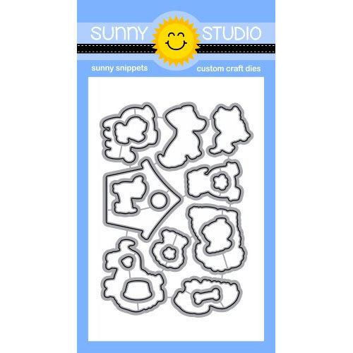 Sunny Studio Stamps - Sunny Snippets - Dies - Puppy Parents