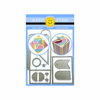 Sunny Studio Stamps - Sunny Snippets - Dies - Wrap Around Box