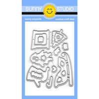 Sunny Studio Stamps - Christmas - Sunny Snippets - Dies - Santa Claus Lane