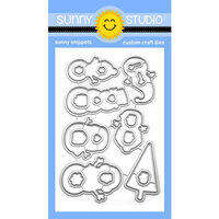 Sunny Studio Stamps - Christmas - Sunny Snippets - Dies - Feeling Frosty