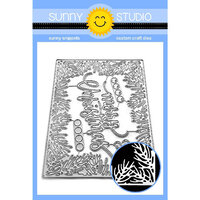 Sunny Studio Stamps - Sunny Snippets - Dies - Christmas Garland Frame