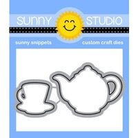 Sunny Studio Stamps - Sunny Snippets - Craft Dies - Tea-riffic