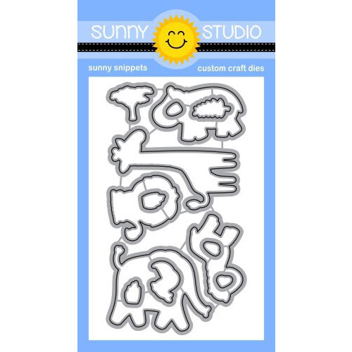 Sunny Studio Stamps - Sunny Snippets - Craft Dies - Savanna Safari