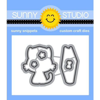 Sunny Studio Stamps - Sunny Snippets - Dies - Grad Cat