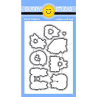 Sunny Studio Stamps - Sunny Snippets - Craft Dies - Meow and Furever