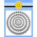 Sunny Studio Stamps - Sunny Snippets - Craft Dies - Scalloped Circle Mats - Set Three