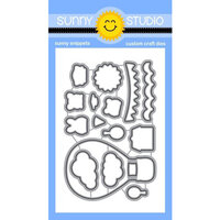 Sunny Studio Stamps - Sunny Snippets - Craft Dies - Balloon Rides