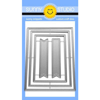 Sunny Studio Stamps - Sunny Snippets - Craft Dies - Stitched Rectangles