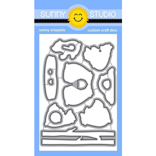 Sunny Studio Stamps - Sunny Snippets - Craft Dies - Bear Hugs