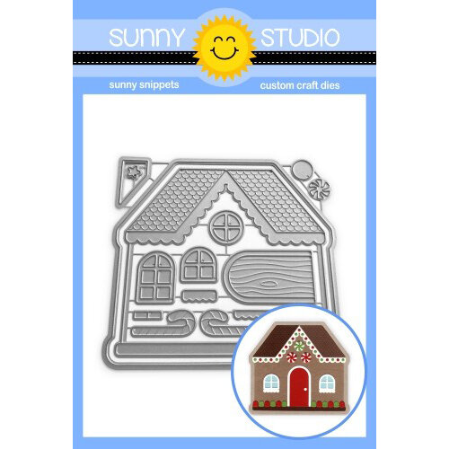 Sunny Studio Stamps - Christmas - Sunny Snippets - Craft Dies - Gingerbread House