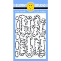 Sunny Studio Stamps - Christmas - Sunny Snippets - Craft Dies - Holiday Greetings