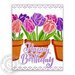 Sunny Studio Stamps - Sunny Snippets - Craft Dies - Tranquil Tulips