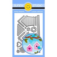 Sunny Studio Stamps - Sunny Snippets - Craft Dies - Build A Birdhouse
