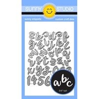Sunny Studio Stamps - Sunny Snippets - Craft Dies - Hayley Lowercase Alphabet