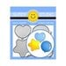 Sunny Studio Stamps - Sunny Snippets - Craft Dies - Bright Balloons