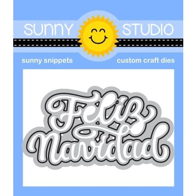 Sunny Studio Stamps - Sunny Snippets - Craft Dies - Feliz Navidad