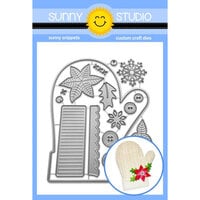 Sunny Studio Stamps - Sunny Snippets - Craft Dies - Woolen Mittens