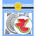 Sunny Studio Stamps - Sunny Snippets - Craft Dies - Juicy Watermelon