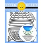 Sunny Studio Stamps - Sunny Snippets - Craft Dies - Build-A-Bowl