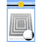 Sunny Studio Stamps - Sunny Snippets - Craft Dies - Scalloped Square - Small 2