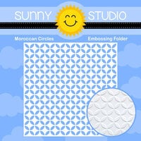 Sunny Studio Stamps - Embossing Folder - Moroccan Circles