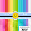 Sunny Studio Stamps - 6 x 6 Paper Pack - Striped Silly