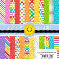 Sunny Studio 4x6 Clear Layering Hawaiian Hibiscus Stamps - Sunny