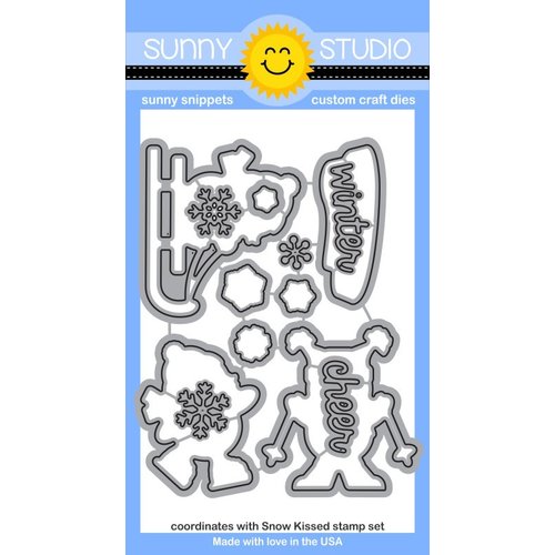 Sunny Studio Stamps - Sunny Snippets - Dies - Snow Kissed