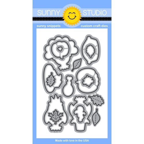 Sunny Studio Stamps - Sunny Snippets - Dies - Harvest Happiness