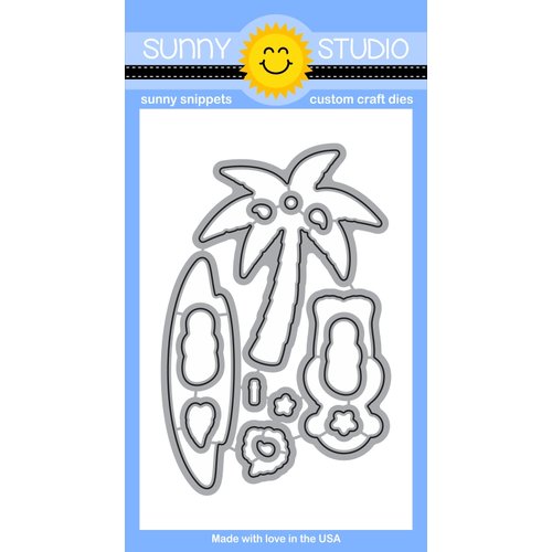 Sunny Studio Stamps - Sunny Snippets - Dies - Island Getaway