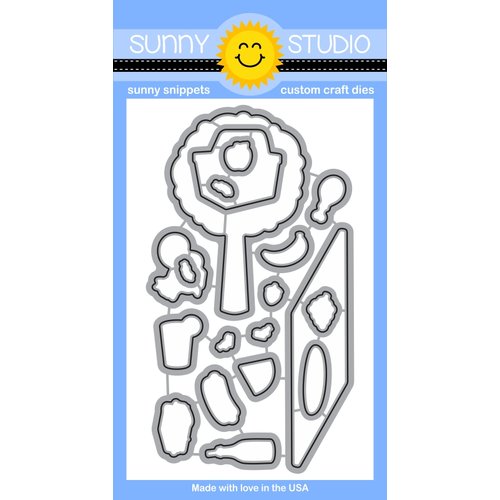 Sunny Studio Stamps - Sunny Snippets - Dies - Summer Picnic