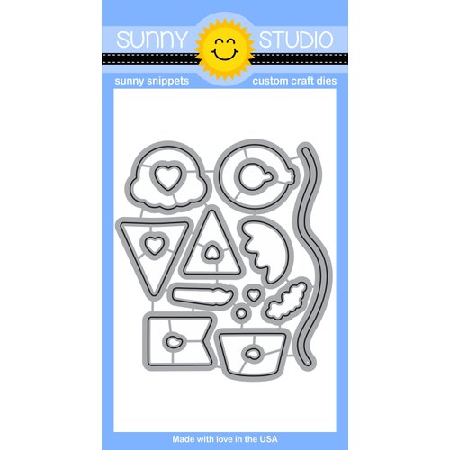 Sunny Studio Stamps - Sunny Snippets - Dies - Birthday Smiles
