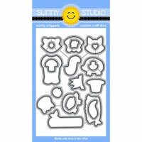 Sunny Studio Stamps - Sunny Snippets - Dies - Woodsy Creatures