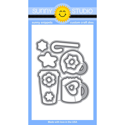 Sunny Studio Stamps - Sunny Snippets - Craft Dies - Mug Hugs