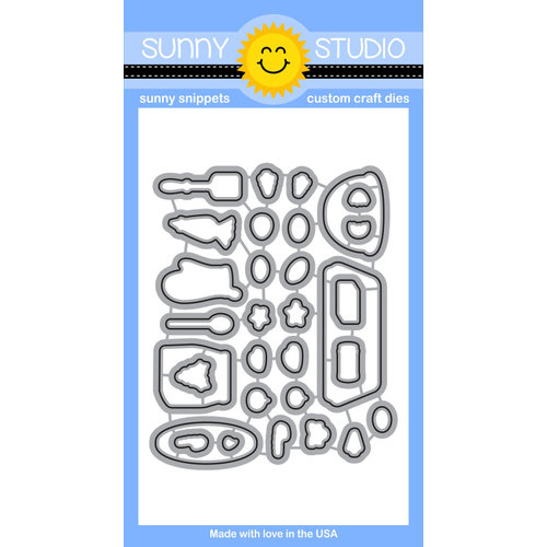 Sunny Studio Stamps - Sunny Snippets - Dies - Blissful Bakings