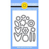 Sunny Studio Stamps - Sunny Snippets - Dies - Friends and Family Flower