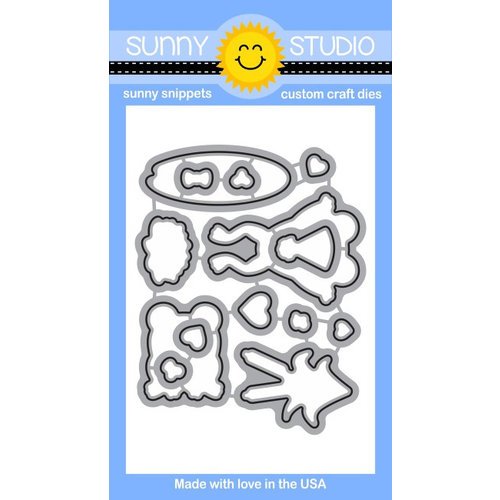Sunny Studio Stamps - Sunny Snippets - Dies - Froggy Friends