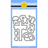 Sunny Studio Stamps - Sunny Snippets - Craft Dies - Easter Wishes