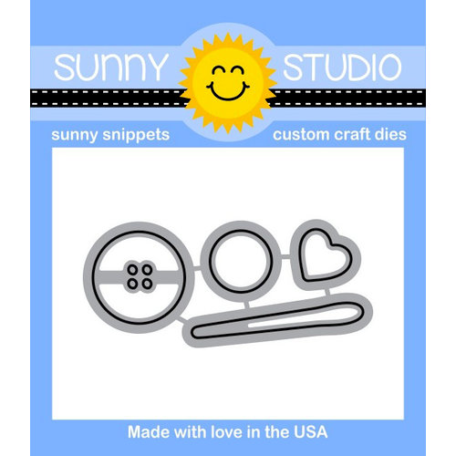 Sunny Studio Stamps - Sunny Snippets - Dies - Cute As A Button