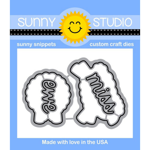 Sunny Studio Stamps - Sunny Snippets - Dies - Missing Ewe