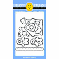 Sunny Studio Stamps - Christmas - Sunny Snippets - Dies - Jolly Gingerbread