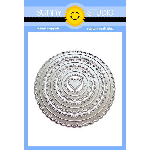 Sunny Studio Stamps - Sunny Snippets - Craft Dies - Fancy Frames - Circles