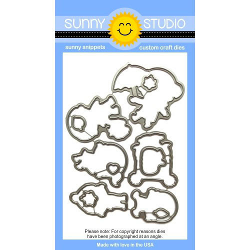 Sunny Studio Stamps - Sunny Snippets - Dies - Fall Kiddos