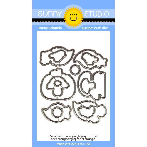 Sunny Studio Stamps - Sunny Snippets - Dies - Home Sweet Gnome